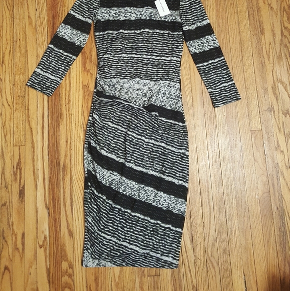 NWT Le Chateau long sleeve black bodycon dress XS - Picture 6 of 6
